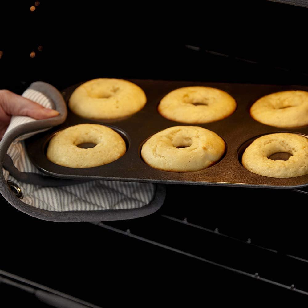image:imageWilton Gold NonStick 2 Piece Donut Pan Set Stainless Steel Bakeware Made without PFAS Packaging May Vary2 Pack