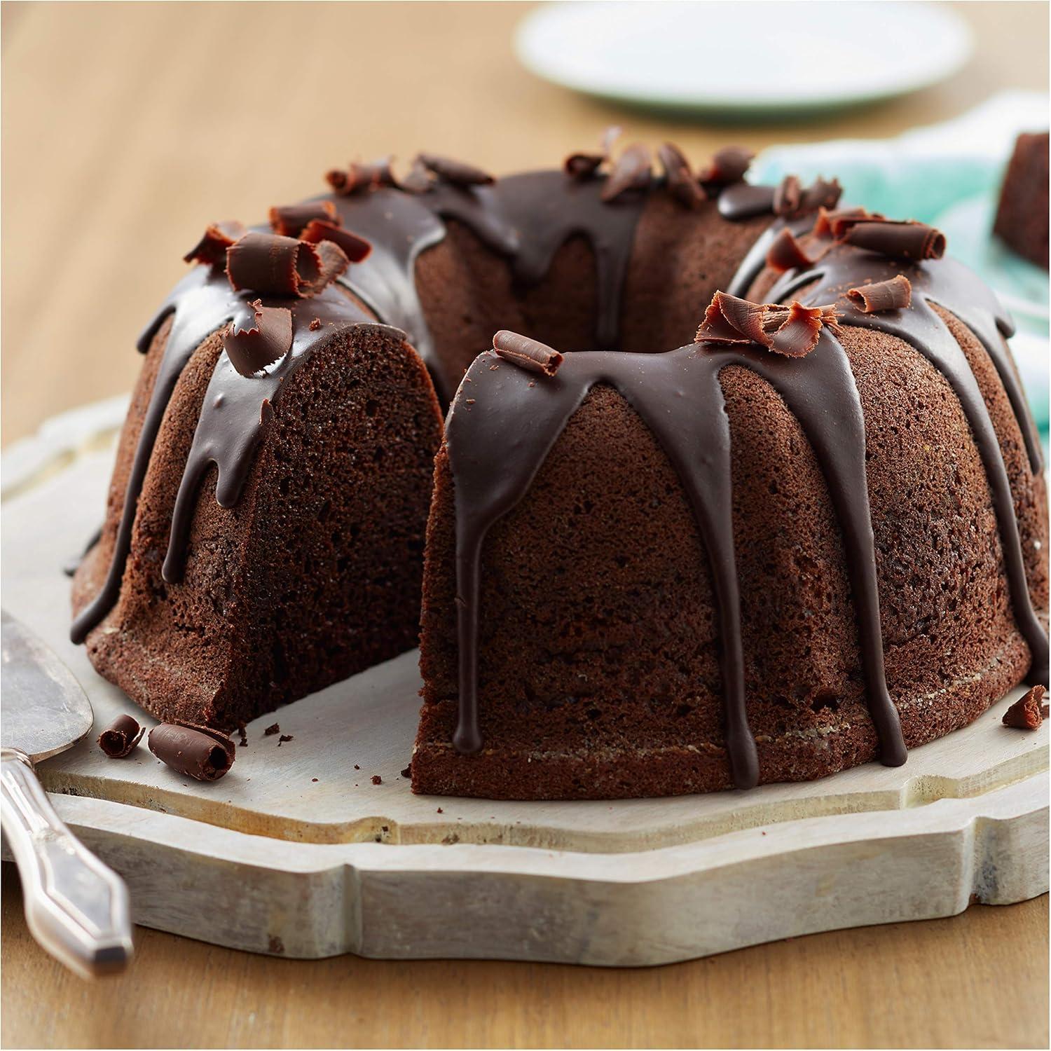 image:imageWilton Gold NonStick 949 in Fluted Tube Cake Pan Stainless Steel Bakeware Made without PFAS Packaging May VaryMulti pack