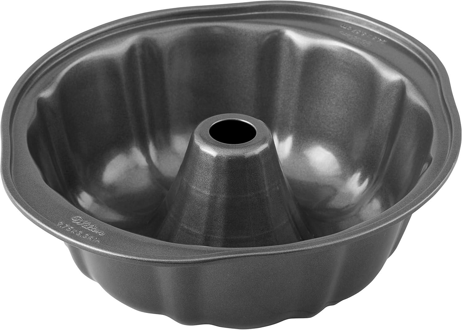 image:imageWilton Gold NonStick 949 in Fluted Tube Cake Pan Stainless Steel Bakeware Made without PFAS Packaging May VaryMulti pack