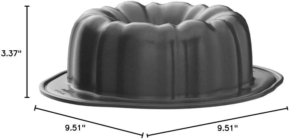 image:imageWilton Gold NonStick 949 in Fluted Tube Cake Pan Stainless Steel Bakeware Made without PFAS Packaging May VarySingle pack