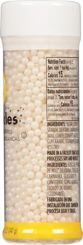 image:imageWilton Pink Sugar Pearls 5 ozWhite