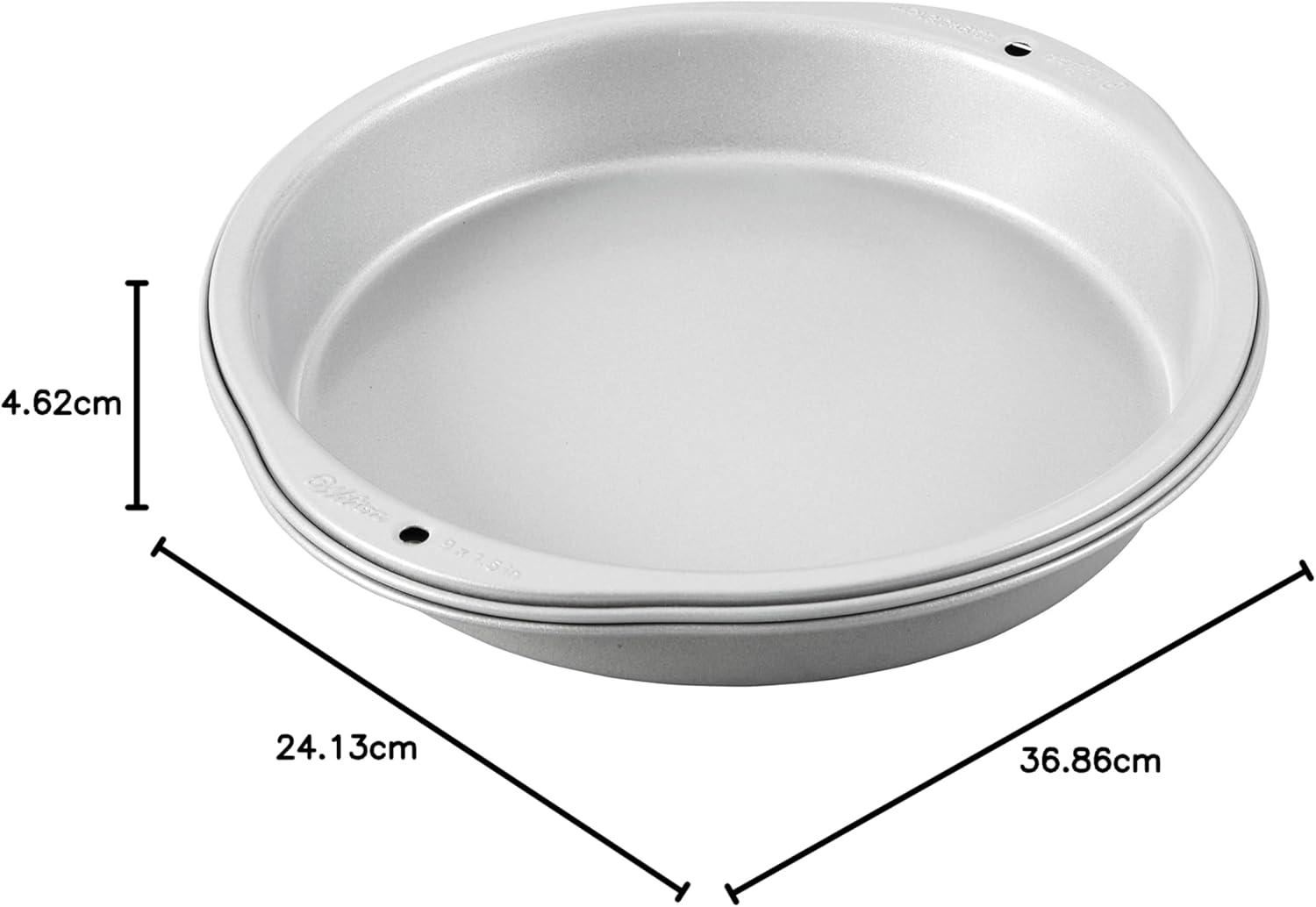 image:imageWilton Recipe Right NonStick 9Inch Round Cake Pans Set 2Piece Steel9 inch 2Pc