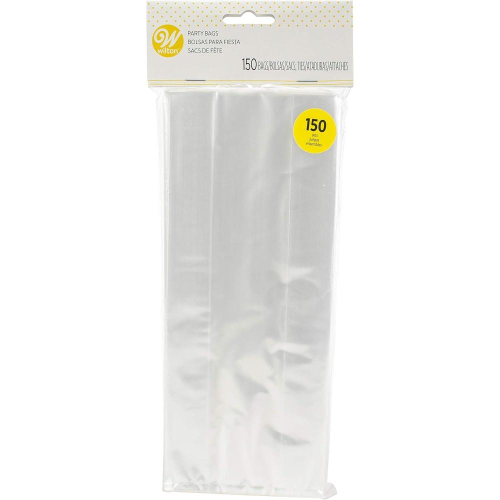 image:imageWilton Clear Treat Party Bags 4 x 95 in 150 Pack150 Count Pack of 1