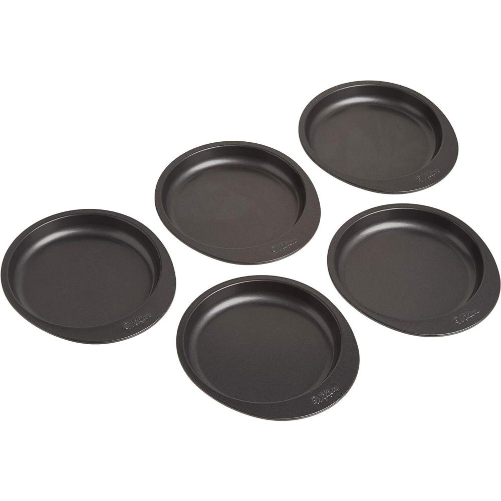 image:imageWilton Easy Layers 5Piece Layer Cake Pan Set 6Inch Steel6Inch