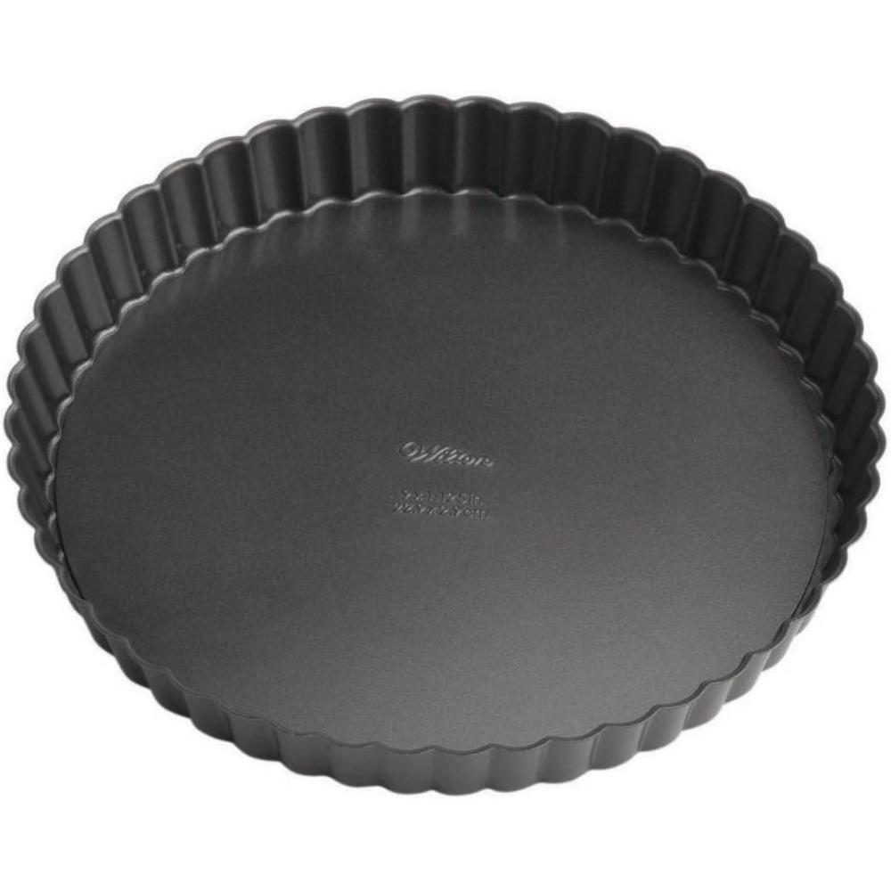 image:imageWilton Perfect Results Premium NonStick Bakeware Round Tart and Quiche Pans Sunday Brunch May Never be the Same Again Fluted Edges Add a Touch of Flair 9Inch