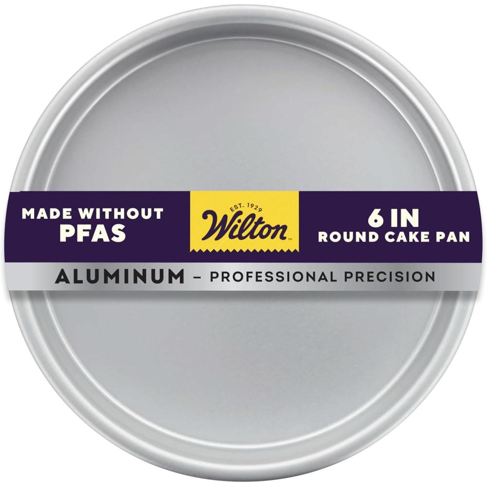 image:imageWilton Perforated Round Cake Pan Aluminum Bakeware for Crisp Edges Durable Even Heating RustResistant Professional Quality 14 x 2 in Package May Vary6 in Pack of 1