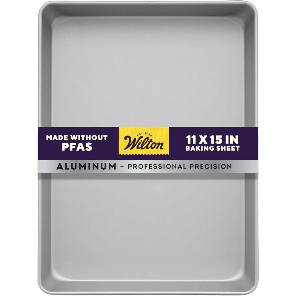 image:imageWilton Performance Pans Aluminum Medium Sheet Cake Pan 11 x 15Inch11 by 15 by 2Inch