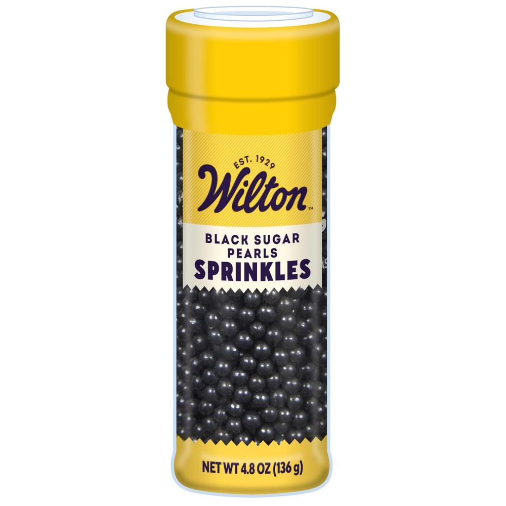 image:imageWilton Pink Sugar Pearls 5 ozBlack