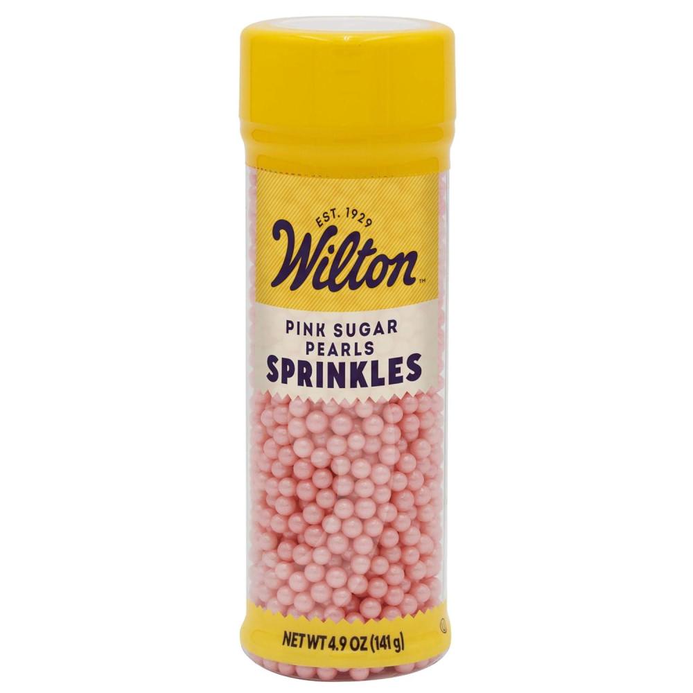 image:imageWilton Pink Sugar Pearls 5 ozPink