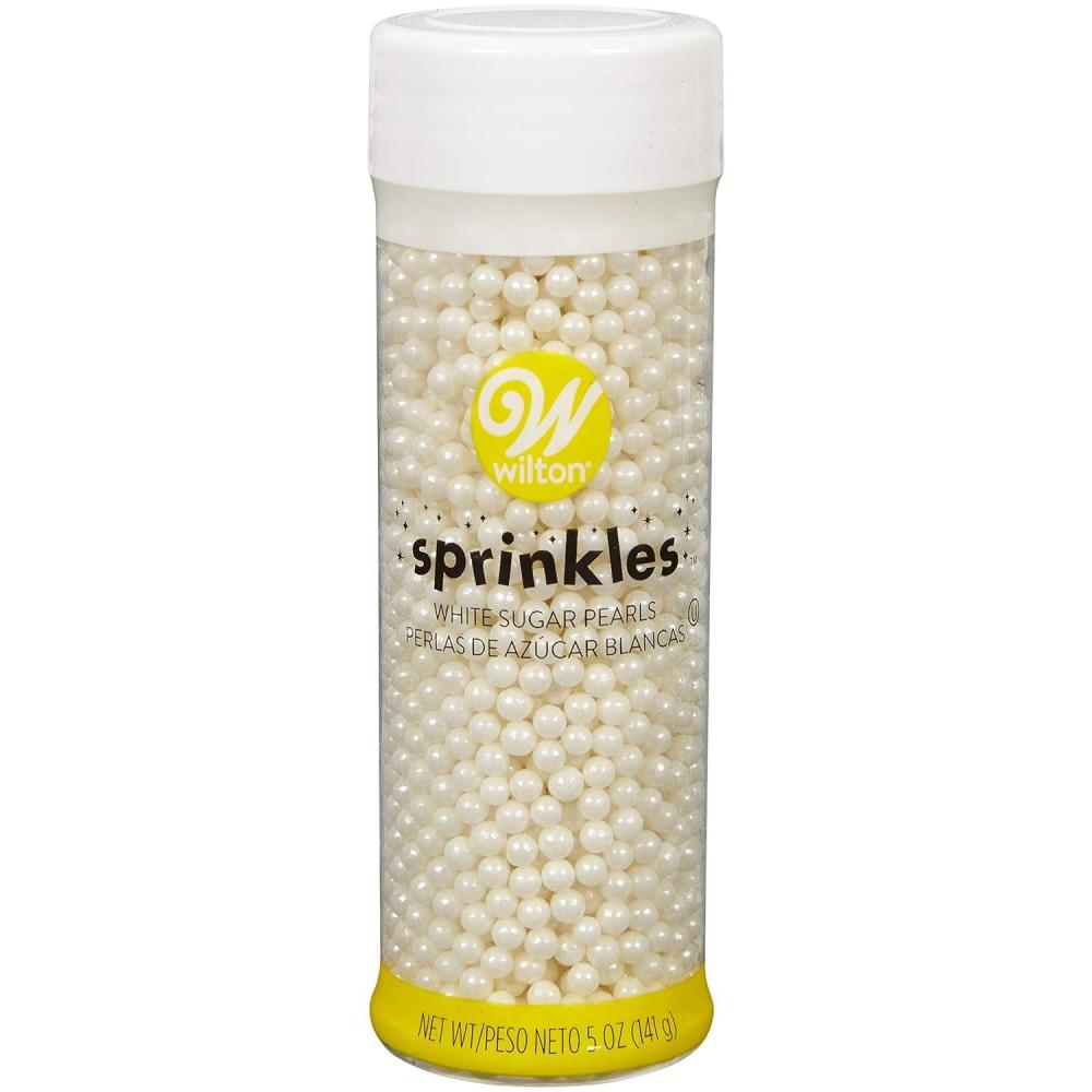 image:imageWilton Pink Sugar Pearls 5 ozWhite