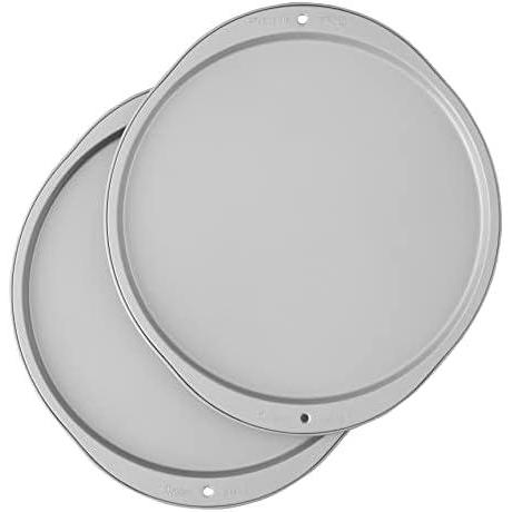image:imageWilton Recipe Right 12Inch Pizza Pans 2Piece Set Steel12 Inch  12 Pack