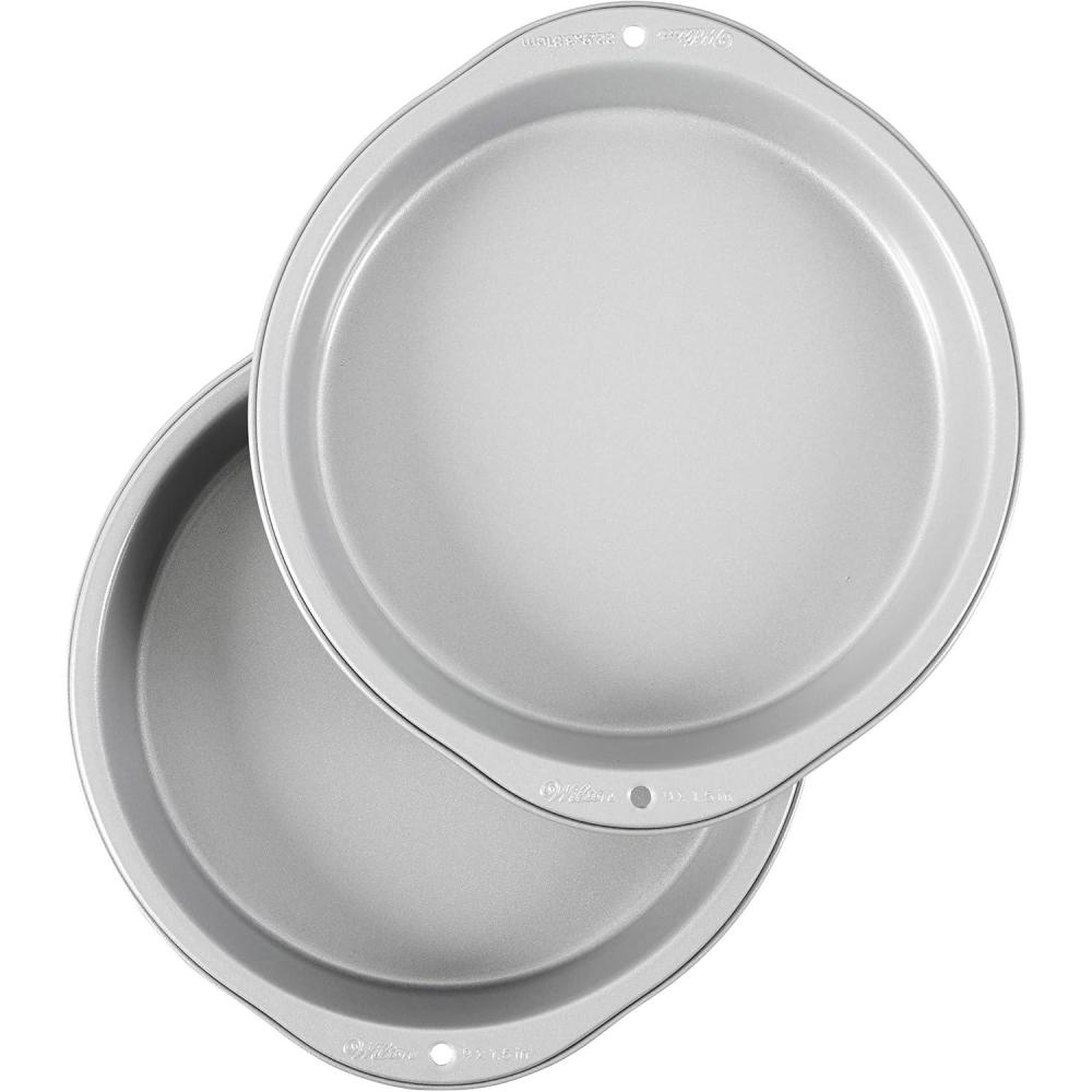 image:imageWilton Recipe Right NonStick 9Inch Round Cake Pans Set 2Piece Steel9 inch 2Pc
