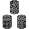 Wilton 6-Cavity Doughnut Baking Pan, Makes Individual Full-Sized 3 3/4″ Donuts or Baked Treats, Non-Stick and Dishwasher Safe, Enjoy or Give as Gift, Metal (1 Pan)(Black)