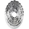 Wilton 6-Piece Nesting Fondant Double Sided Cut Out Cutters, Oval