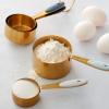 Wilton Gold Measuring Cups – Add This Essential Tool Set to Your Kitchen for Measuring Dry Ingredients, Key Ring for Easy Storage and Organization, Set of 4