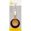 Wilton Gold Measuring Cups – Add This Essential Tool Set to Your Kitchen for Measuring Dry Ingredients, Key Ring for Easy Storage and Organization, Set of 4