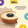 Wilton Gold Non-Stick 8,9,10 in Springform Cheesecake Pan Set, Stainless Steel Bakeware, Made without PFAs, Packaging May Vary