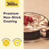 Wilton Gold Non-Stick 8,9,10 in Springform Cheesecake Pan Set, Stainless Steel Bakeware, Made without PFAs, Packaging May Vary