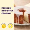 Wilton Gold Non-Stick 9.37 in. Angel Food Tube Cake Pan, Stainless Steel Bakeware, Made without PFAS, Packaging May Vary