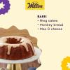 Wilton Gold Non-Stick 9.49 in Fluted Tube Cake Pan, Stainless Steel Bakeware, Made without PFAS, Packaging May Vary(Single pack)