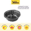 Wilton Gold Non-Stick 9.49 in Fluted Tube Cake Pan, Stainless Steel Bakeware, Made without PFAS, Packaging May Vary(Single pack)