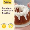 Wilton Gold Non-Stick 9.49 in Fluted Tube Cake Pan, Stainless Steel Bakeware, Made without PFAS, Packaging May Vary(Single pack)