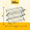 Wilton Gold Premium Non-Stick Warp-Resistant Bakeware, Made without PFAs, 3-tier Cooling Rack, Packaging May Vary