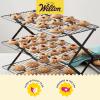 Wilton Gold Premium Non-Stick Warp-Resistant Bakeware, Made without PFAs, 3-tier Cooling Rack, Packaging May Vary