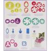 Wilton Gum Paste Flower Cutter Set, 28-Piece
