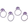 Wilton Icing Bag Ties, Reusable Rubber Icing Bag Ties, Piping Bag Acessories for Cake Decorating, 12-Piece