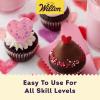 Wilton Jumbo Heart Sprinkles, Heart-Shaped Sprinkles for Valentine’s Day Cakes, Cupcakes & Cookies, 3.2 oz, Red and Pink