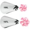 Wilton Left-Hand Drop Flowers Decorating Tip Set
