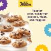 Wilton Perfect Results Toaster Oven Baking Sheet Pan & Crisper Tray, 2-Piece Baking Set, Black, Steel(2 piece set)