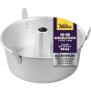 Wilton 10 Inch Angel Food Tube Cake Pan, Even Heating Aluminum Bakeware for Cakes, Made without PFAS, Packaging May Vary(10 inches)