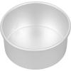 Wilton 10 in. Round Cake Pan, 3 in. Deep Aluminum Bakeware for Tall Cakes, Rust-Resistant, Even Heating, Professional Quality(6 inches)