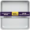 Wilton 10 x 2 Inch Square Cake Pan, Even Heating Aluminum Bakeware, Made Without PFAS, Packaging May Vary