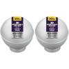 Wilton 3D Sports Ball Cake Pan Set, Aluminum Bakeware for Shaped Cakes, Durable, Even Heating, Rust-Resistant, Includes 2 Half-Sphere Pans, Packaging May Vary(Each (Pack of 2))