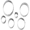 Wilton 6-Piece Nesting Fondant Double Sided Cut Out Cutters, Oval