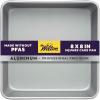 Wilton 8 x 8 Inch Square Cake Pan, Even Heating Aluminum Bakeware, Made Without PFAS, Packaging May Vary