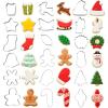 Wilton Christmas Cookie Cutter Set, Holiday Baking & Decorating for Gingerbread & Sugar Cookies, 18 Piece, Metal
