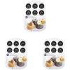 Wilton Gold Non-Stick 12-Cavity Mini Fluted Cake Pan, Stainless Steel Bakeware, Made Without PFAS, Packaging May Vary(12 Cavity (16.5 x 11.2 x 1.3 in) (3-Pack))