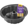 Wilton Gold Non-Stick 9.49 in Fluted Tube Cake Pan, Stainless Steel Bakeware, Made without PFAS, Packaging May Vary(Single pack)