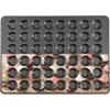 Wilton Gold Non-Stick Muffin Top Pan, Stainless Steel Bakeware, Made without PFAS, 11 x16 in, Packaging May Vary(Mini – 48 Cup)