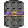 Wilton Gold Non-Stick Muffin Top Pan, Stainless Steel Bakeware, Made without PFAS, 11 x16 in, Packaging May Vary(Muffin Top – 12 Cup)