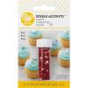 image:imageWilton Heart Edible Accents Shimmering Gold Cake Decorations for Cupcakes Cookies amp Desserts 006 oz PinkPink Hearts