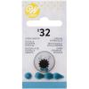 Wilton Open Star Tip Number 32, Piping Tip For Standard Decorating Bags And Couplers, Stainless Steel(No 32 – Star)