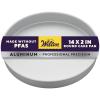 Wilton Perforated Round Cake Pan, Aluminum Bakeware for Crisp Edges, Durable, Even Heating, Rust-Resistant, Professional Quality, 14 x 2 in., Package May Vary(14 x 2 in. (Pack of 1))