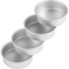 Wilton Performance Pans Aluminum 12-inch Round Cake Pan(6 x 2 in. (4 Pack))