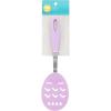 Wilton Purple Egg Plastic Turner/Spatula Silicone Handle