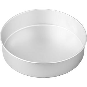 Wilton 10 in. Round Cake Pan, 3 in. Deep Aluminum Bakeware for Tall Cakes, Rust-Resistant, Even Heating, Professional Quality(12 inches)